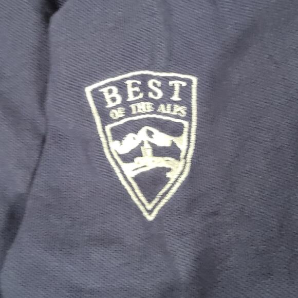 Vintage Ettinger Sport Davos Limited Edition Long Sleeve Polo Switzerland Men XL - Picture 7 of 12